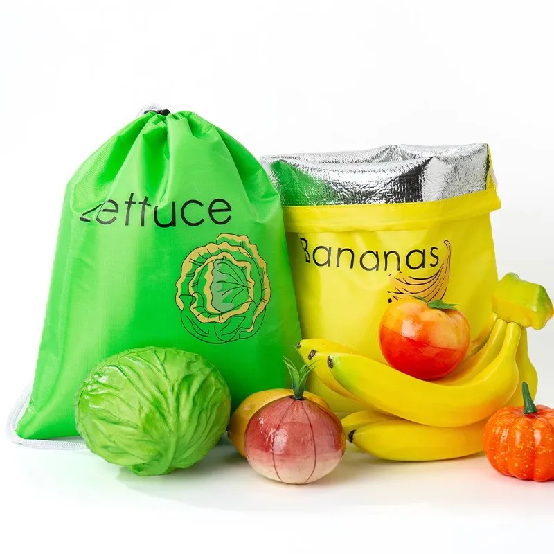 Food Preservation Bag Lettuce Banana Fresh-keeps Bundle Pocket Fridge Organizer Reusable Vegetable Fruit Storage Drawstring Bags