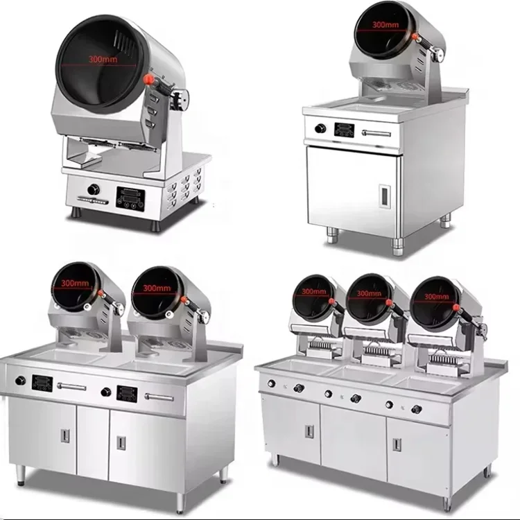 

Intelligent Stir Fry Machine Robot Cooker Wok Fry Pan Full Automatic Electric Ga s Smart Cooking Machine
