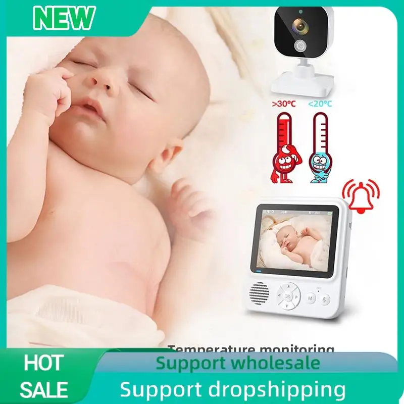 

2.8Inch Wireles Baby Monitor With Camera Audio 2-Way Talk Video Babyphone IPS Screen Baby Videophone Baby Nanny Durable US Plug