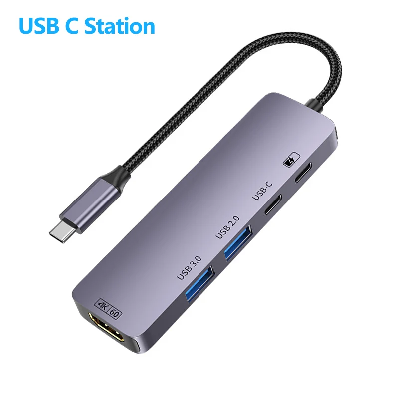 USB HUB with PD Charging USBC 4K HDMI-Compatible for Nintendo Switch Macbook Pro Hub Samsung Dex Accesorios Para Macbook Pro 13