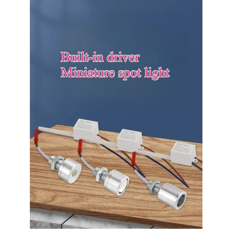 Led Mini Spotlight 1W AC85-265v Ceiling Light Aluminium with Driver High Brightness Bulb Equipment Modification Lighting Source