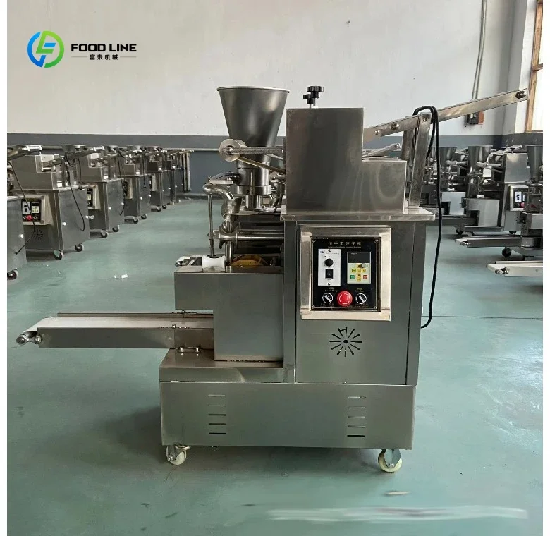 High‑speed Dumpling & Momo Folding Machine Large Output Stuffed Pancake Making Commercial Device