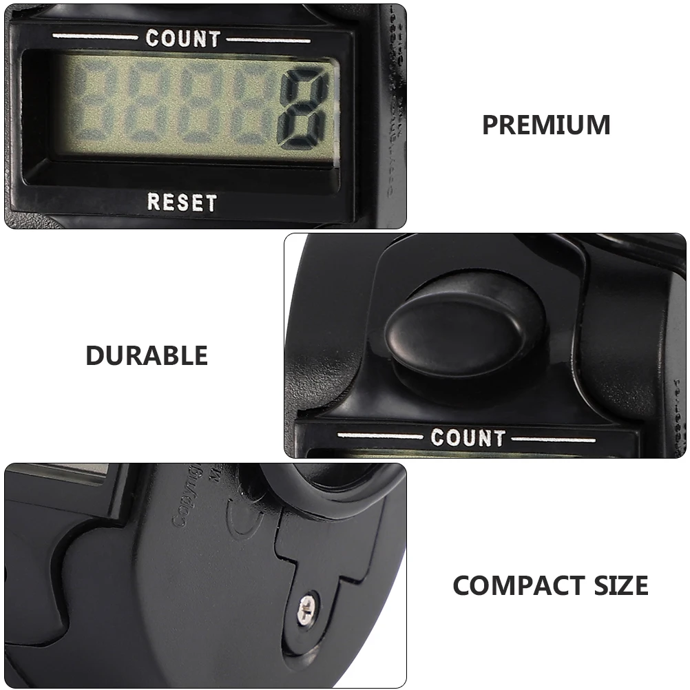 

2pcs Manual 5-Digit Digital Tally Counter Up To 99999 Compact Portable For Sports Team Tracking Event Counting Electronic