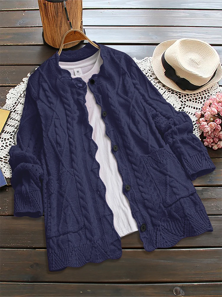 #19 Latest Button Front Knit Cardigans Offers