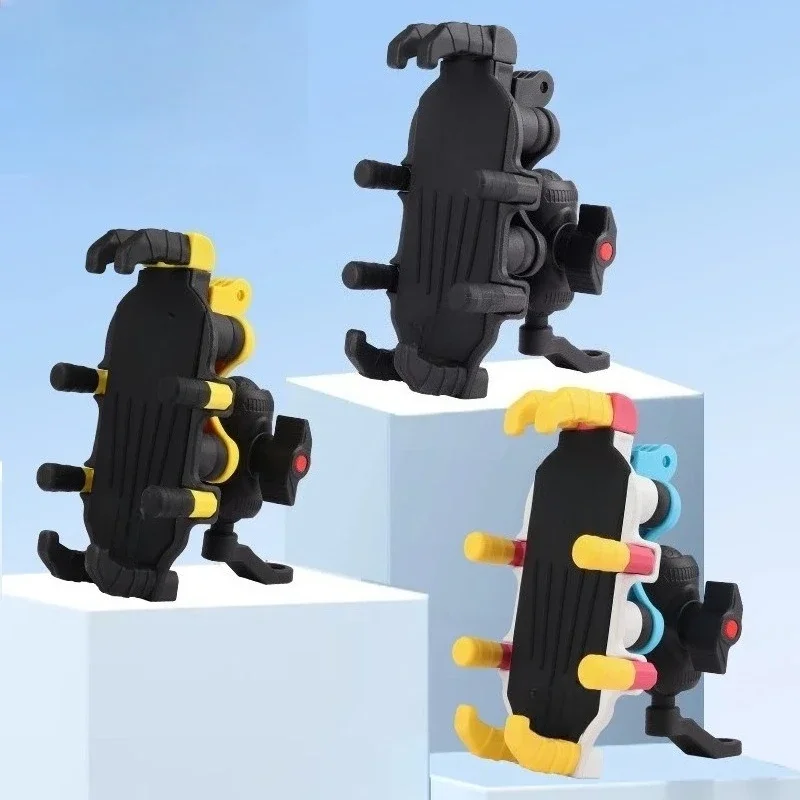 

Riding shock absorption and anti-shake eight-claw fixed mobile phone bracket motorcycle mobile phone bracket electric vehicle