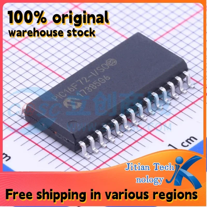 10 Uds. PIC16F72-I/SO PIC16F72-I SOP28 100% inventario original Componente electrónico de alta calidad