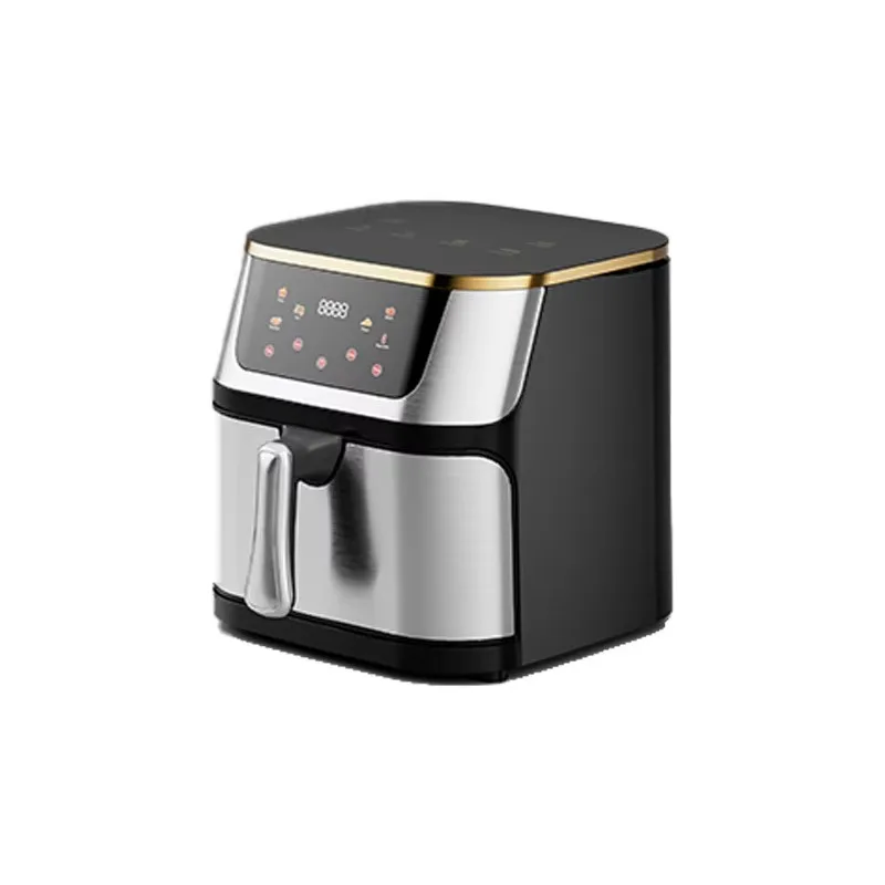 

Stainless Steels Air Fryer 8L Large Capacity Touchscreen Model Stainless Steel Baking All-in-one French Fries Machine
