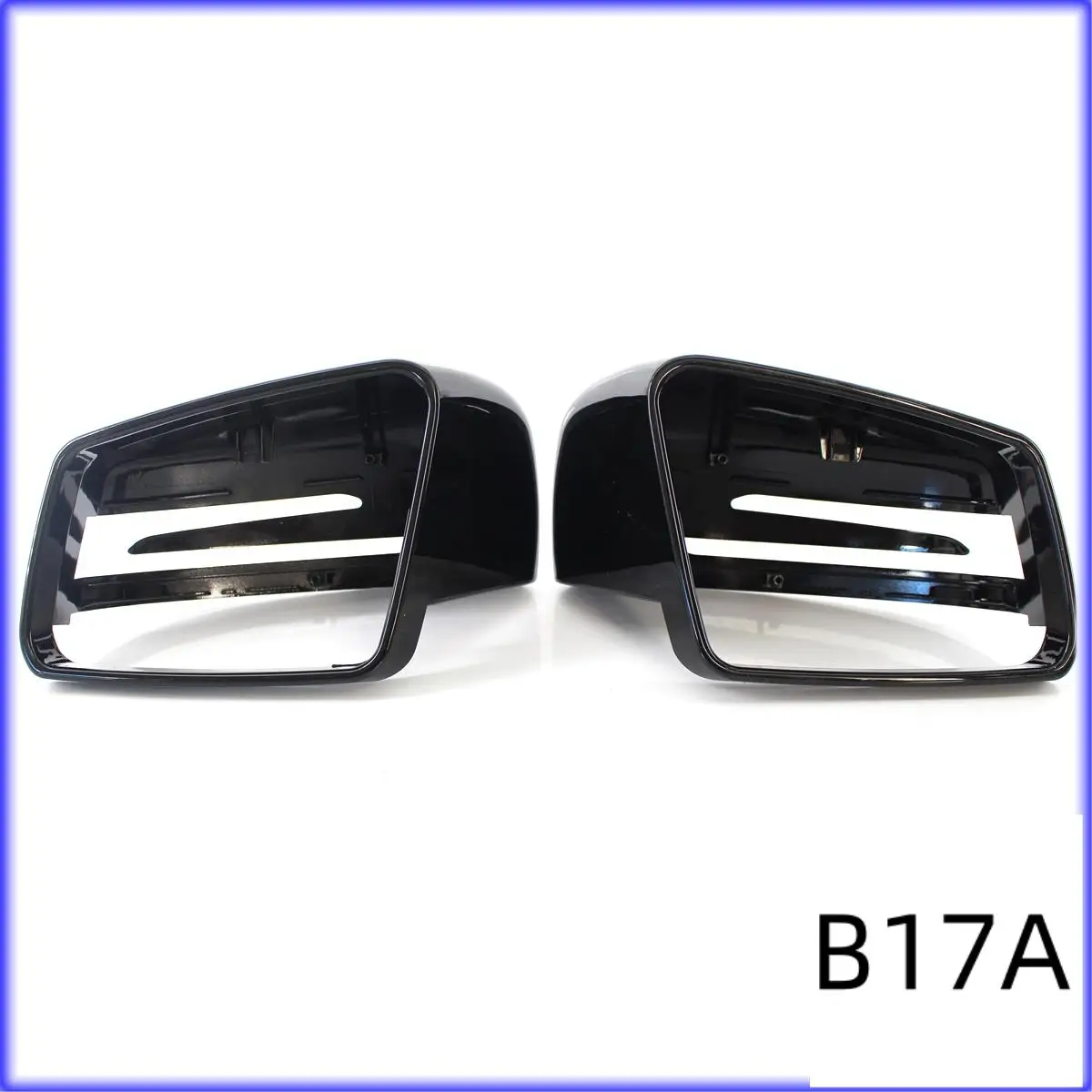 

BT-1 Pair Door Mirror Covers Side Mirror Caps For Mercedes-BENZ C E S GL Class W204 W212 W221 CLA GLA 2009-2013 Gloss Black