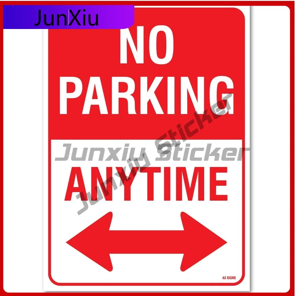 

No Parking Anytime Sign, Aesthetic Car Walls Window Bumper Waterproof Boat Boat Gift Unique Vintage Cute Vintage Retro