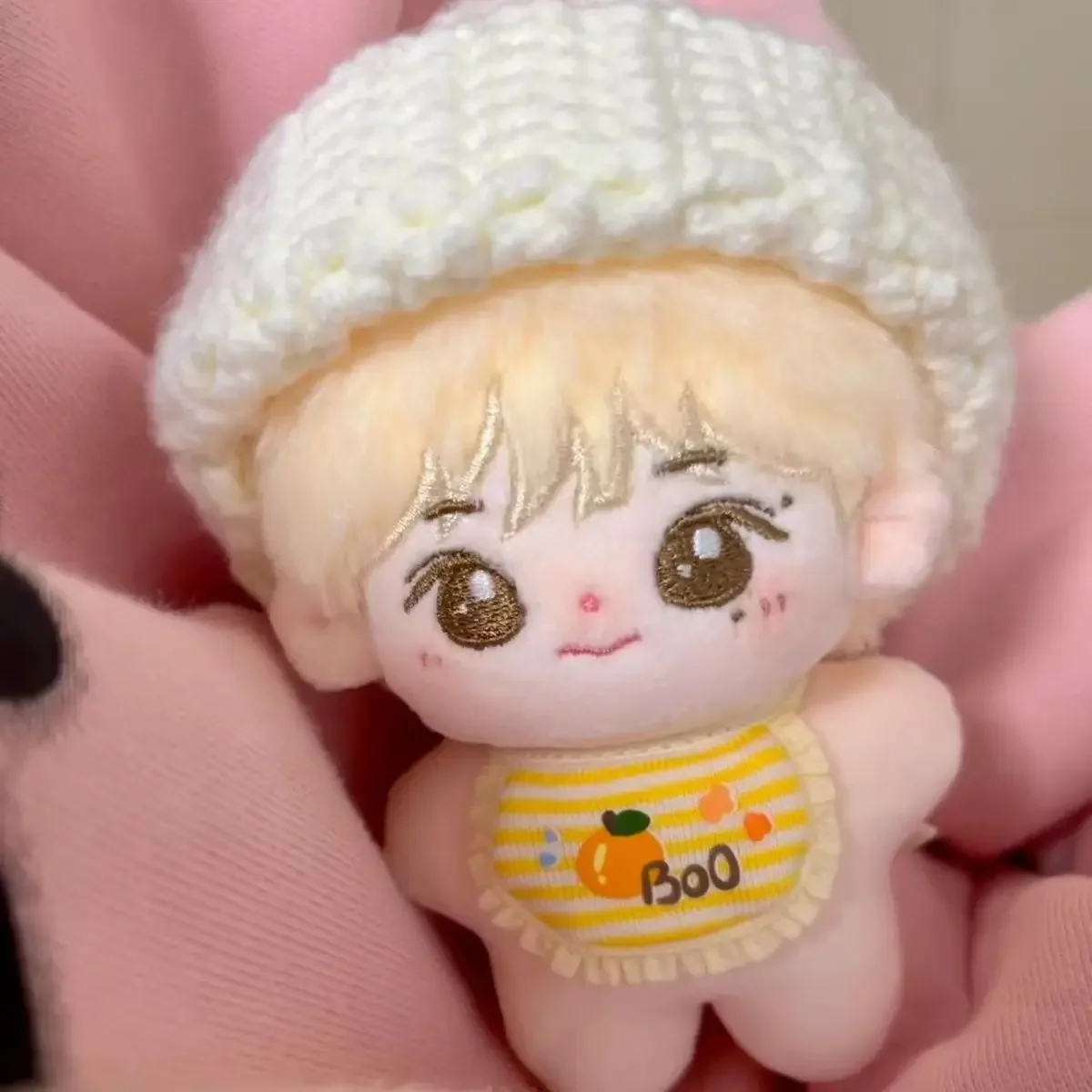 10 Cm Idol Doll Plush Stuffed 17 SEUNGKWAN Korean Men's Team Squinting Starfish Printed Body Keychain Fans Birthday Gifts Xmas