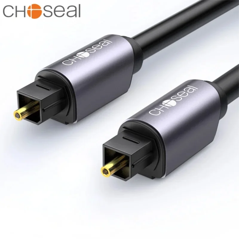 CHOSEAL Digital Optical Audio Cable Toslink SPDIF Fiber Cable for TV DVD Projector Amplifier Home Theater Sound System