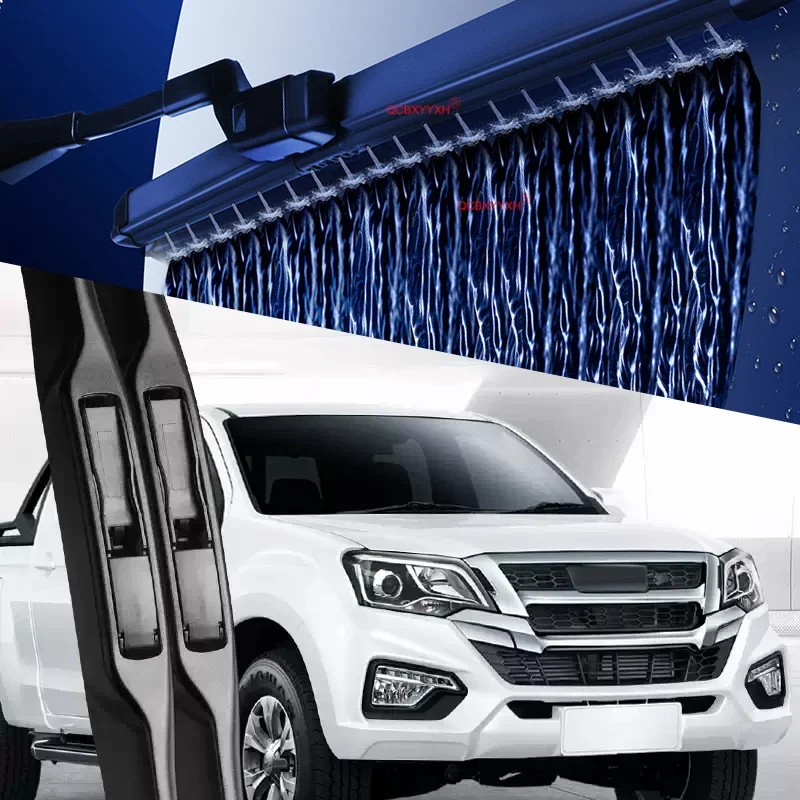 For Isuzu D-MAX MU-X RE-MAX UAZ Patriot Pickup 2pcs Car Modify Windshield Water Spray Wiper Auto Wet Arm Wiper Clean Accessory
