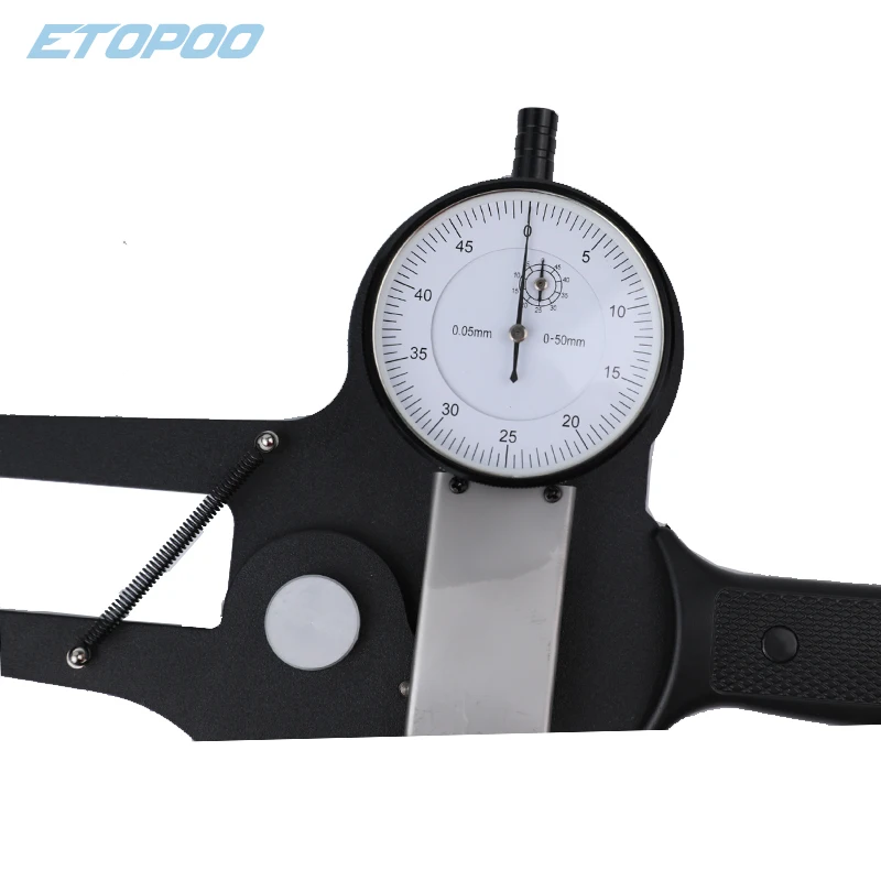 0-50mm 125mm Snap Gage Outside Diameter Dial Caliper Thickness Gauge Throat Depth 125mm Measurement Tool