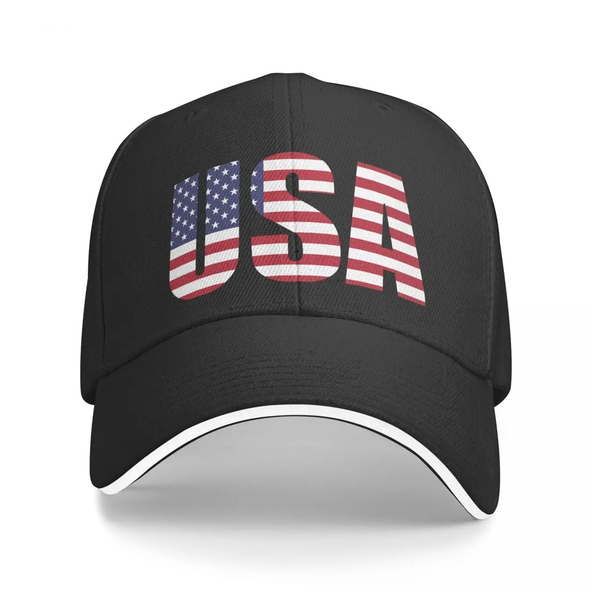 USA Pattern Baseball Cap para Homens e Mulheres, Bonés, Chapéu, 1548