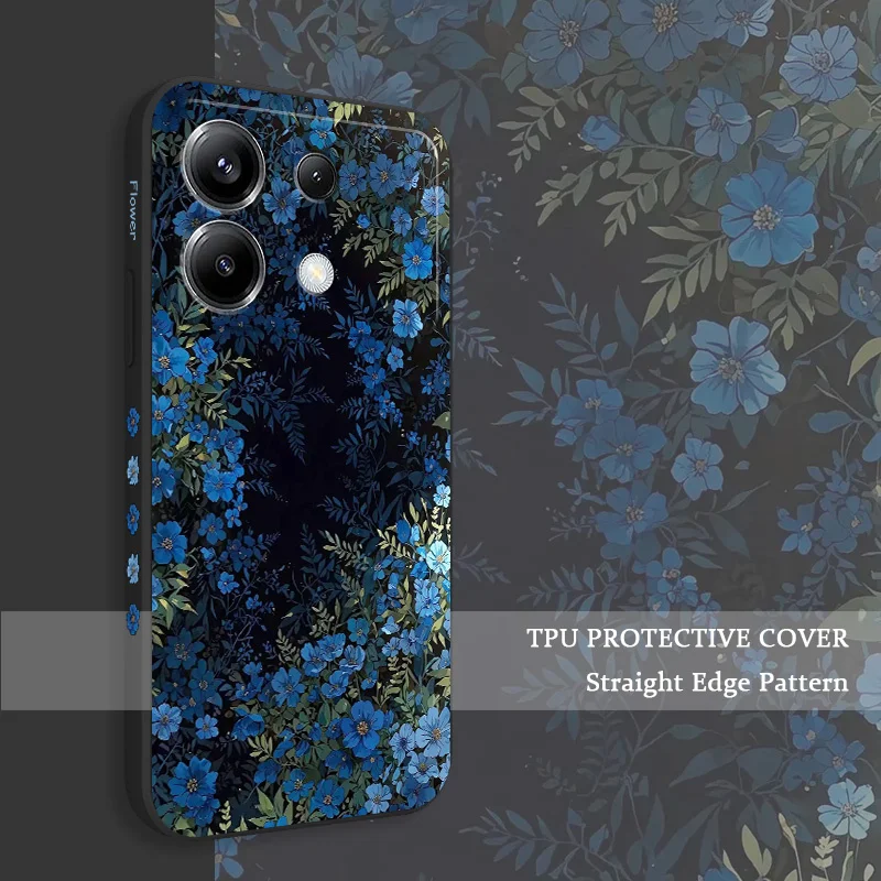 

Mysterious Flower Phone Case For Xiaomi Poco F7 X7 X6 F6 M6 M5 M5S F5 X5 F4 X4 M4 F3 M3 X3 Pro GT Silicone Cover