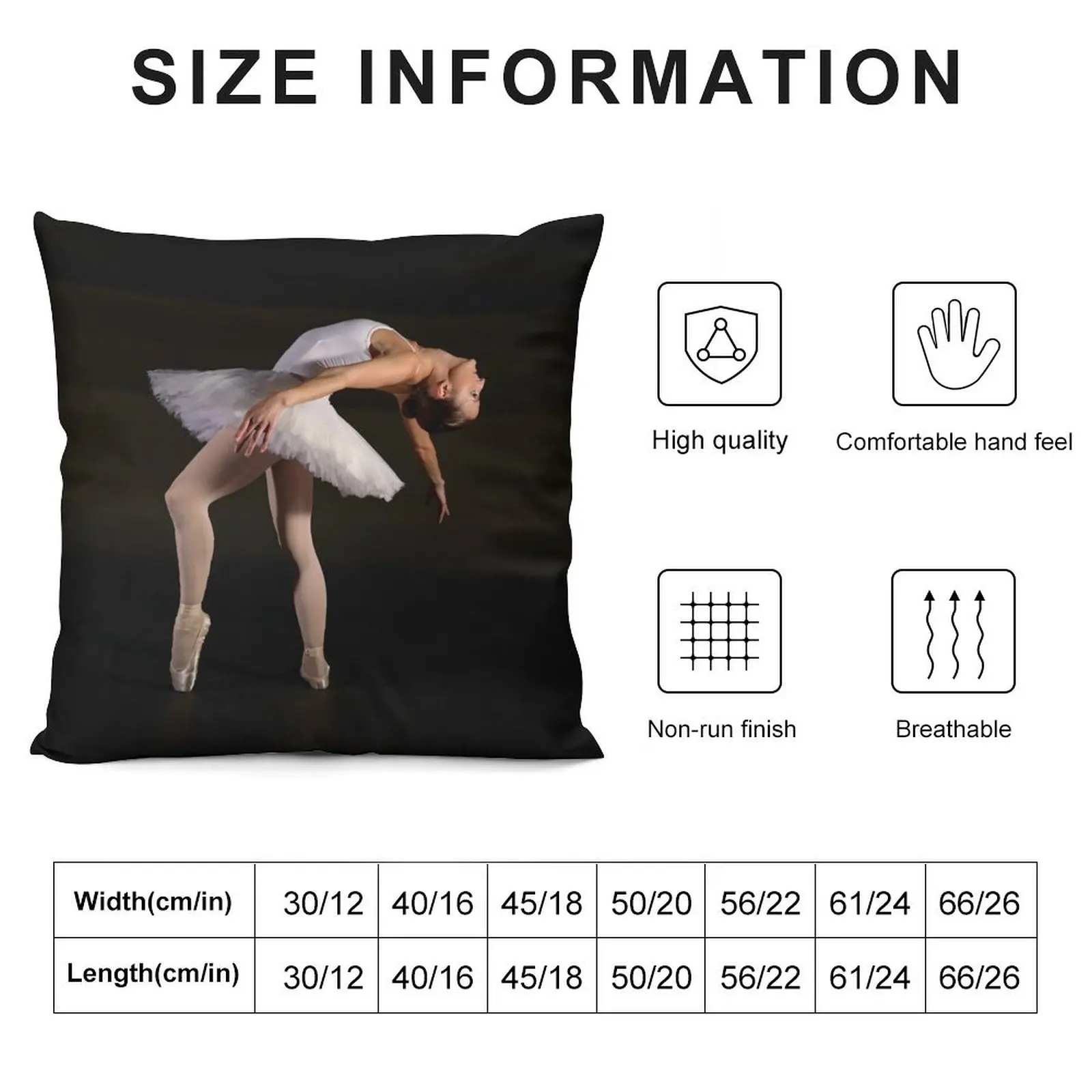 Ballerina Throw Pillow Christmas Cushion For Home Decorative Cushion pillow