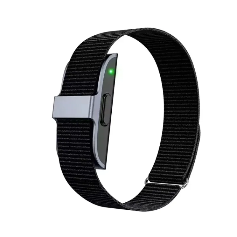Precise Temperature Fitness Activity Tracker Smart Band Screenless Alloy Smart Bracelet