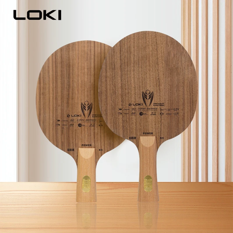 LOKI KIRIN K11 Table Tennis Blade Walnut Wood 5 Wood 2 Carbon Advanced Professional Training Ping Pong Bat Fast Attack with Arc