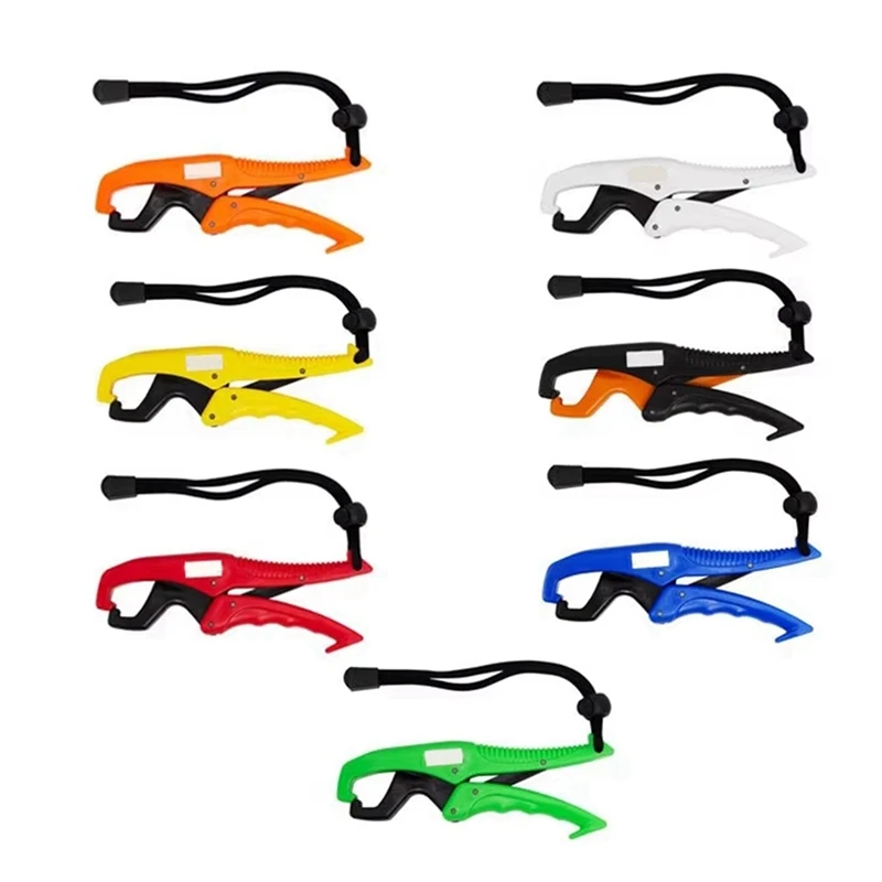 Plastic Clip Fish Clip Controller Fish Catcher Fish Lifter Fishing Gear With Slip Rope 25Cm