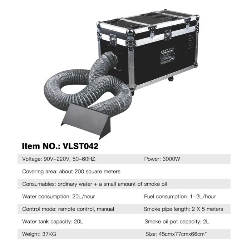 Máquina do fumo do efeito de fase, baixa posição, máquina da névoa seca do gelo, controlada, partido, casamento, clube noturno