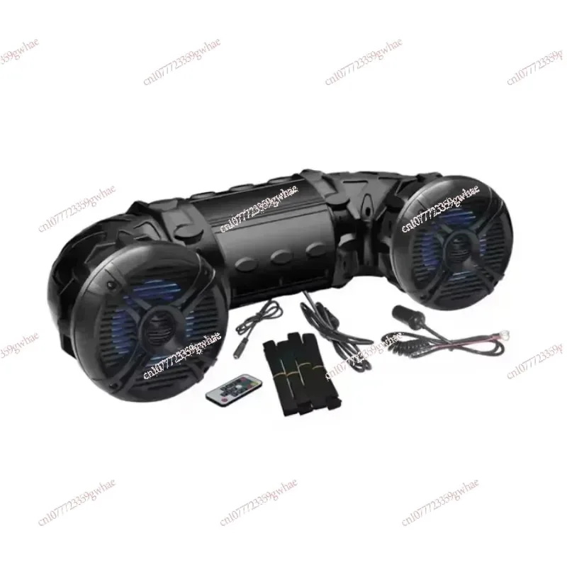 6.5/8 Inch Marine Waterproof Bluetooth Speaker Plastic Metal Cabinet for Boat Car ATV UTV