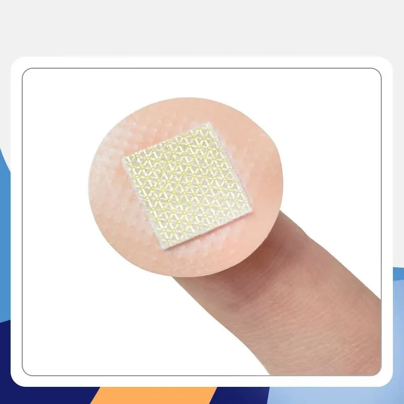 Skin-color waterproof round bandage, covering patch for needle puncture and tattoo