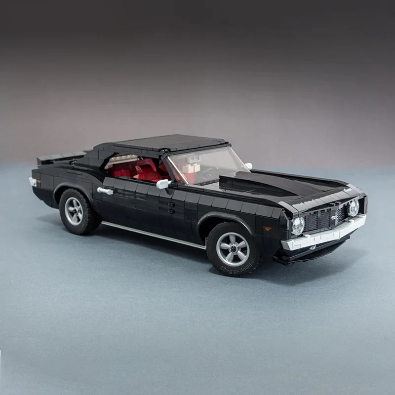 1408 قطعة MOC شيفروليه كاماروسن SS سيارة نموذج اللبنات لعبة تجميع لتقوم بها بنفسك الطوب الإبداعي الاطفال هدايا عيد الميلاد عيد الميلاد #3