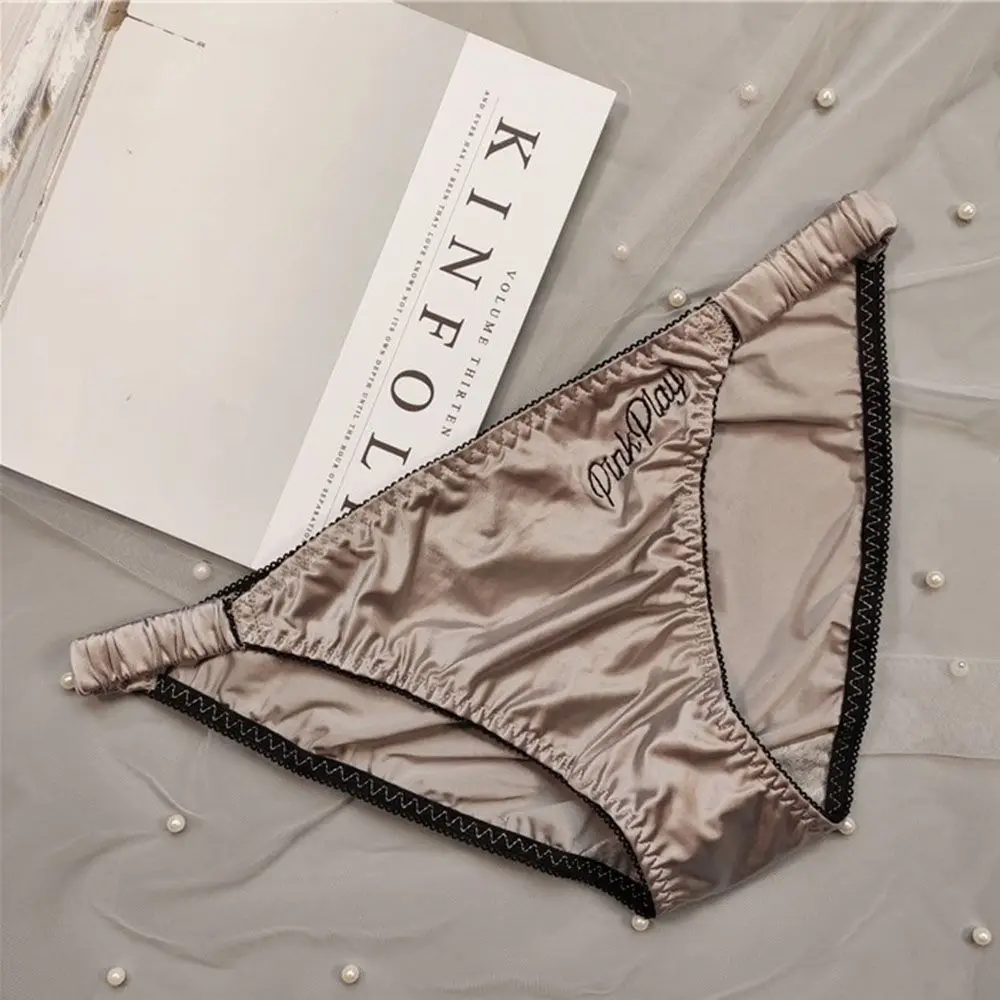 

Yoga Women Fitness Thong Embroidery Smooth Briefs Sport Panties Panty Underwear