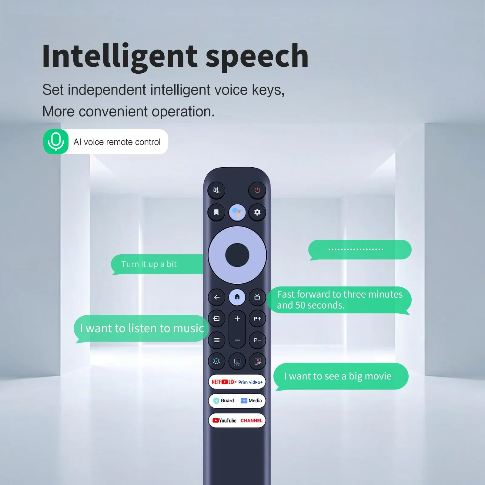

RC902V FMRH Voice Remote Control for TCL TV Compatible with Multiple Models including 65X925 50P725G 55C728 X925 75H720 40S330
