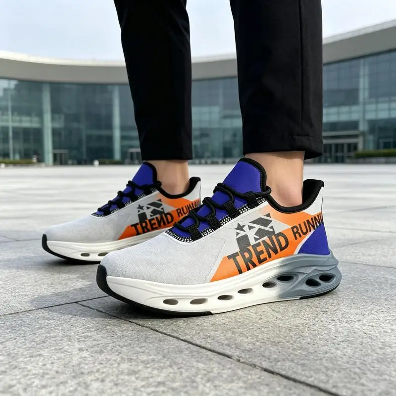 Women's Sneakers Men's road running shoes，Comfortable for outdoor sports，Durable sole，Men's fashion design，Ideal choice for runn