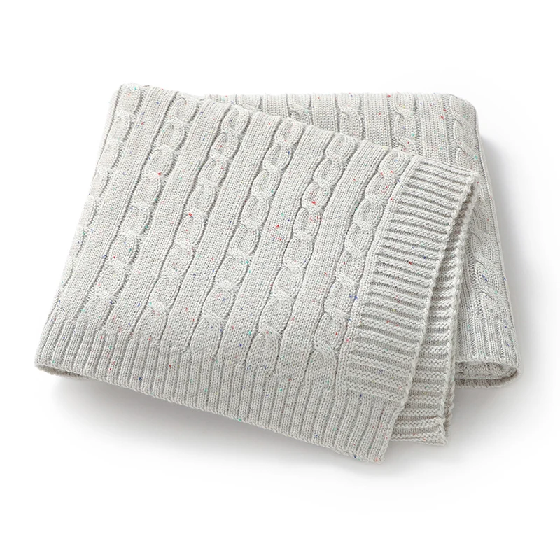 

Детское одеяло, вязаное одеяло для новорожденных мальчиков и девочек, модное клетчатое супермягкое пеленальное одеяло для коляски, чехлы для сна 100*80 см