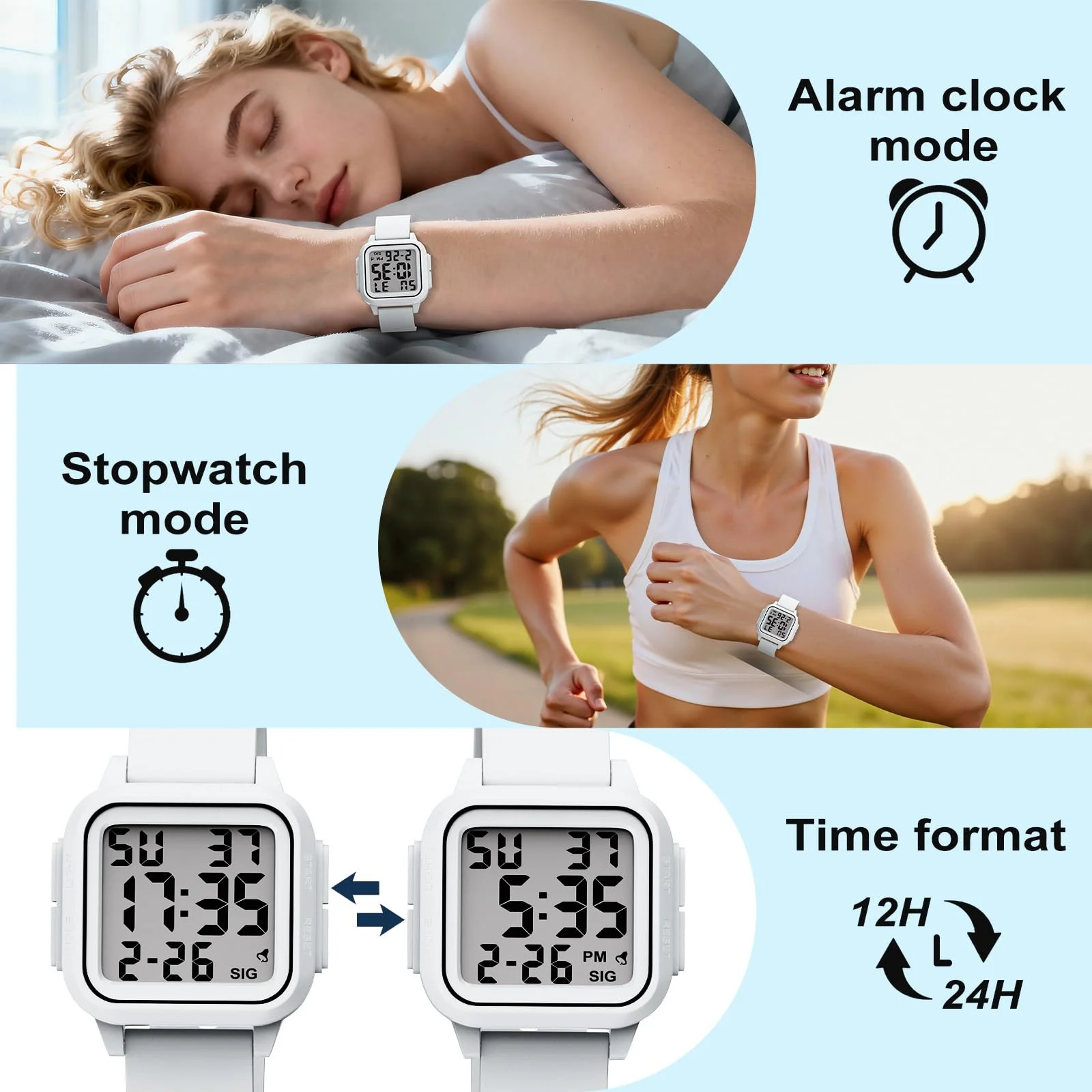 Outdoor Sports Digital Watch description 15