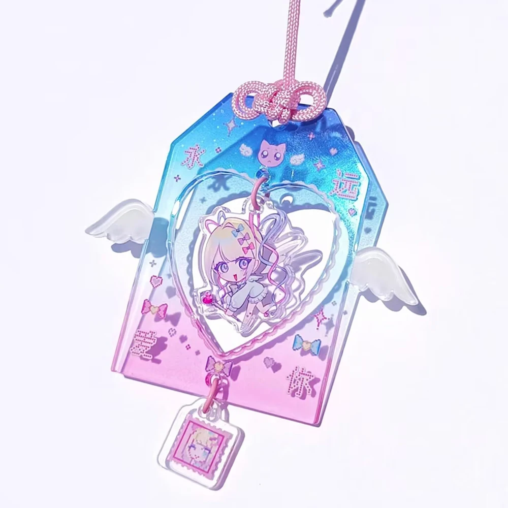 Close‑up of Guard character charm showing crisp anime detailing
