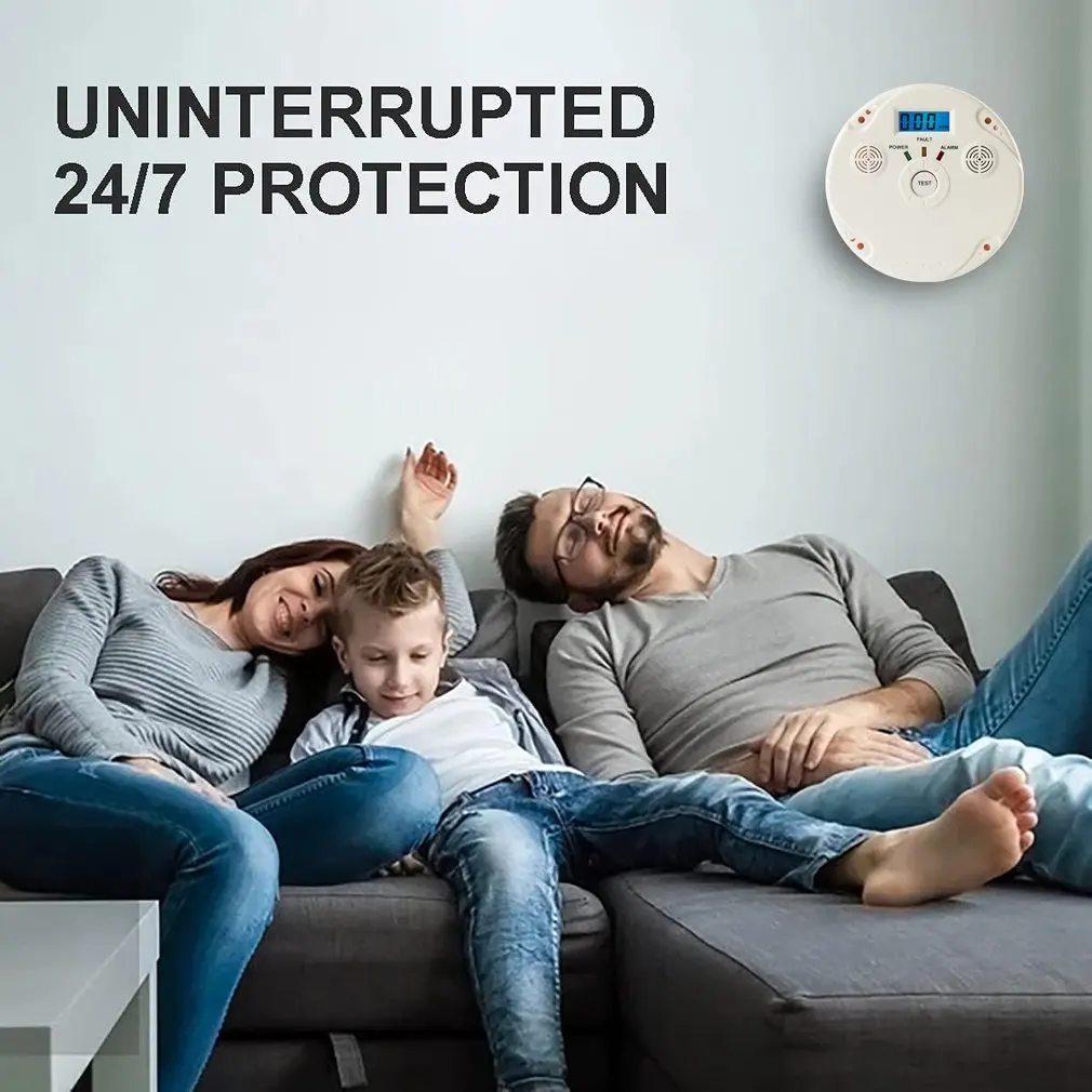 Sensor de monóxido de carbono con Wifi, Detector de fugas de CO, alarma, aplicación Smart Life, hogar inteligente, novedad