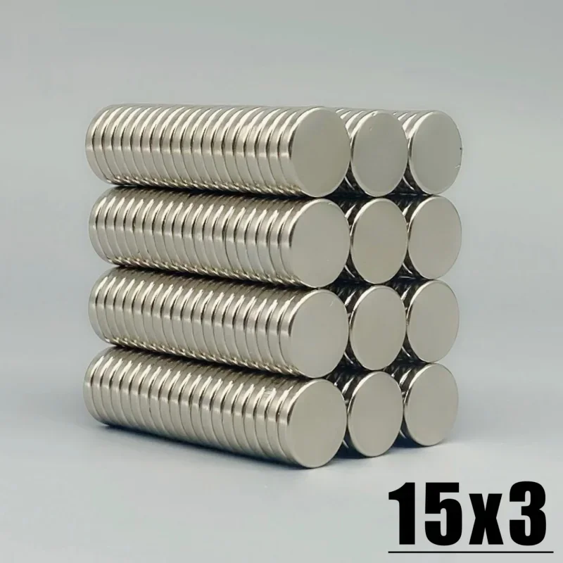 Fridge Tool Magnet 5~200pcs Round Shape 15x3 Imane 15mm X 3mm for Office Kitchen Garage Tool Refrigerator 15*3 Imane
