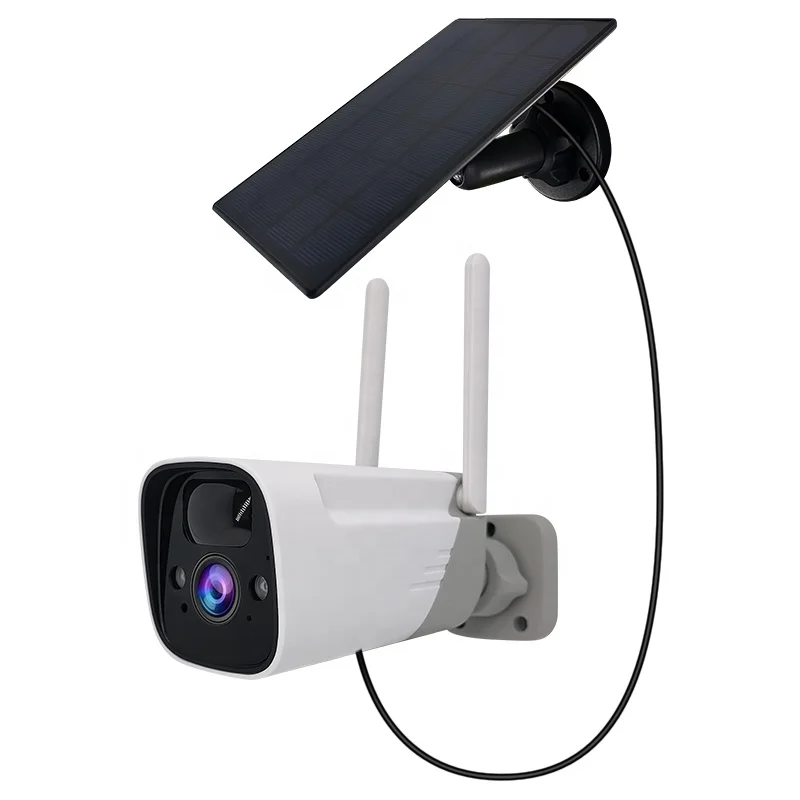 

TUYA Wifi Cctv Solar Camera Outdoor Alarm Wireless IP66 Waterproof Battery Low Power Camera With Solar Panel