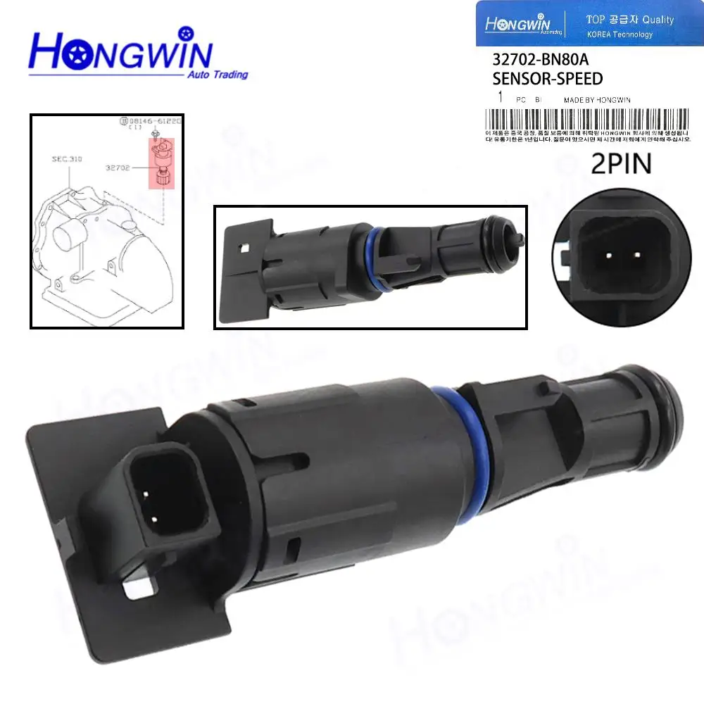 1PC 32702-BN80A 32702-BN800 Automatic Speed Sensor For Nissan Sentra Versa Almera Ii Tiida Engine MR18DE HR15DE HR12DE