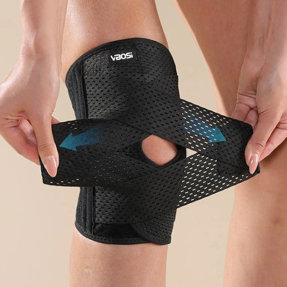 1Pcs Compression Knee Brace Women Men Meniscus Tear Patellar Tendon Support Strap for Knee Pain Support & Fast Injury Recovery