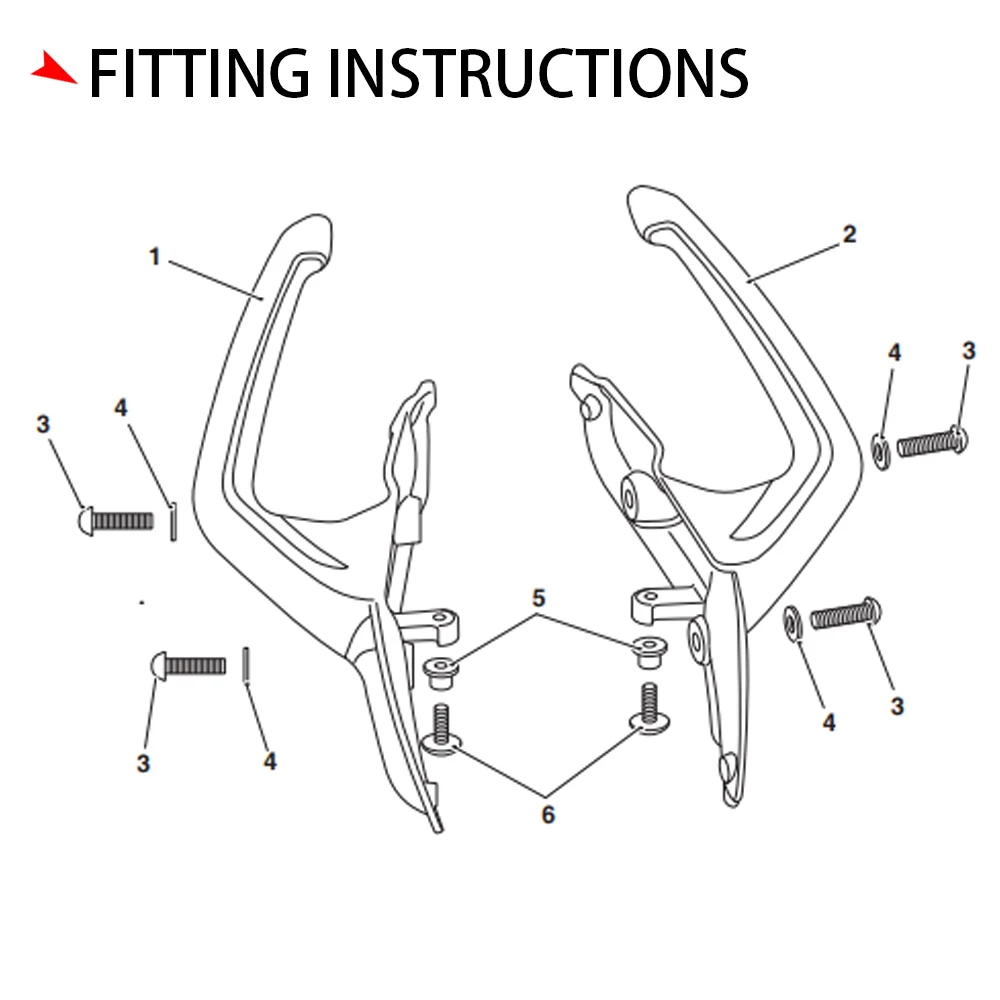 Trident 660 Kit d'accoudoir arrière en aluminium pour moto, poignée de passager, repose-bras pour TRIDENT 660 2021 – 2023