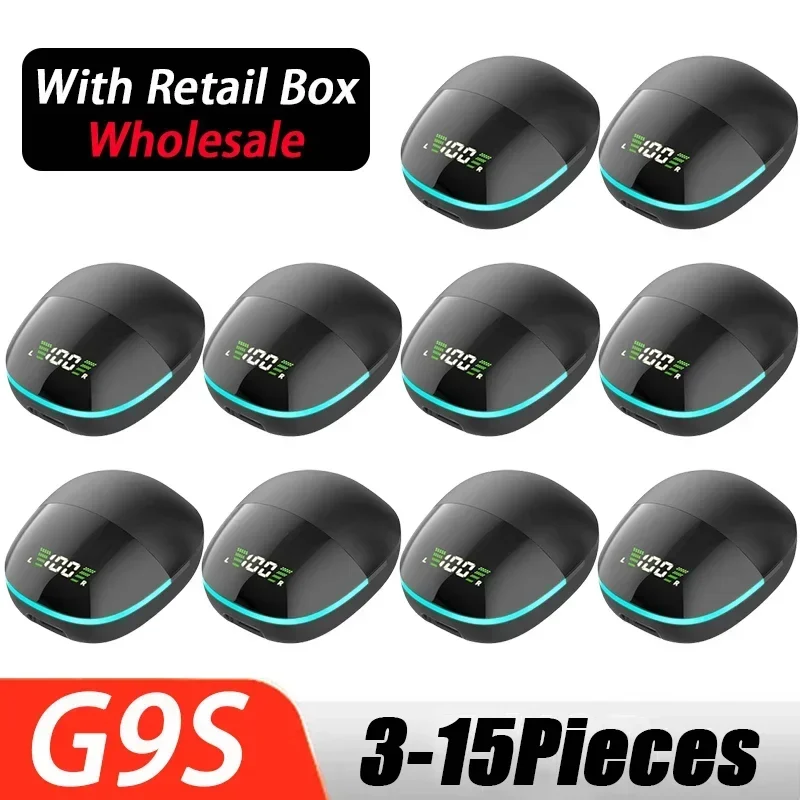G9S Bluetooth Earphones Smart Headphones Wireless Headset Mini Earbuds Wholesale Microphones Men Sport TWS Bluetooth Watch Phone