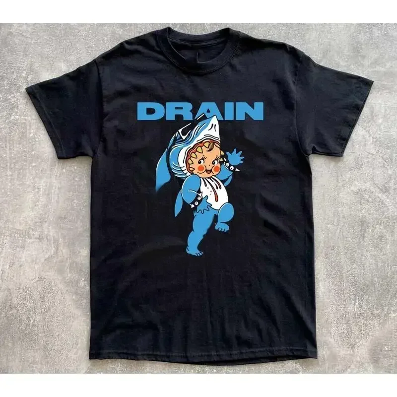 NEW Drain Band Short Sleeve Black All Size Gift Fan T-Shirt OM119