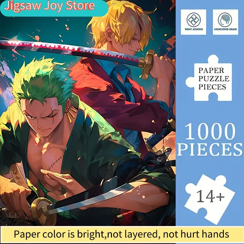 

Пазл для взрослых - тематика аниме, интерактивная семейная игра, активность для соседей по комнате, головоломка, декор для дома своими руками, развивающая игра