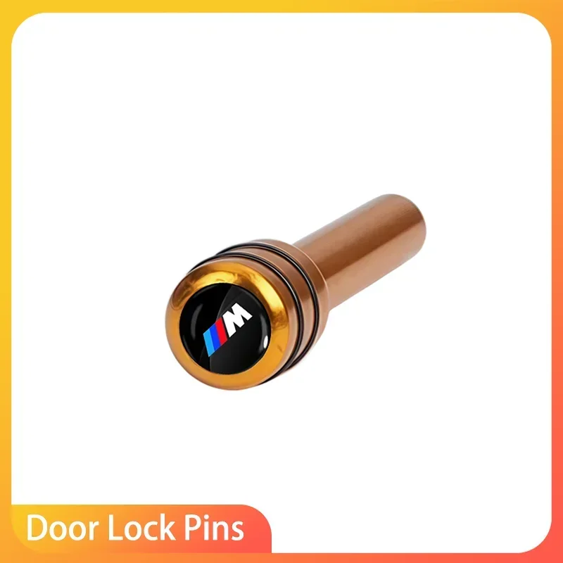 

4Pcs Car Door Lock Knob Alloy Security Insurance Pull Pins For BMW M E34 E36 E60 E90 E46 E39 E70 F10 F20 F30 X5 X6 X1 M3 M5 M6