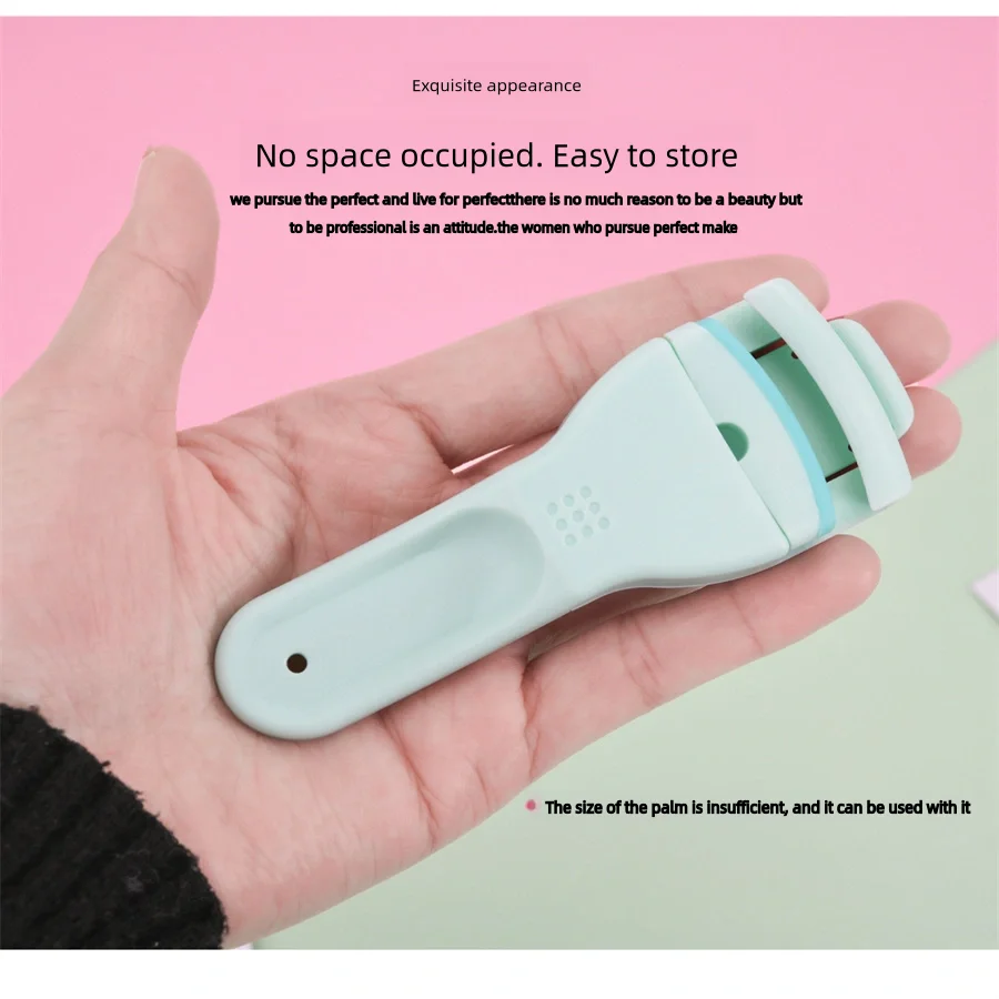 1pc Eyelash Curler Plastic Lash Curler Eyelashes Curling Refill Rubber Pad Clip Eyelash Makeup Tool for Women Girls