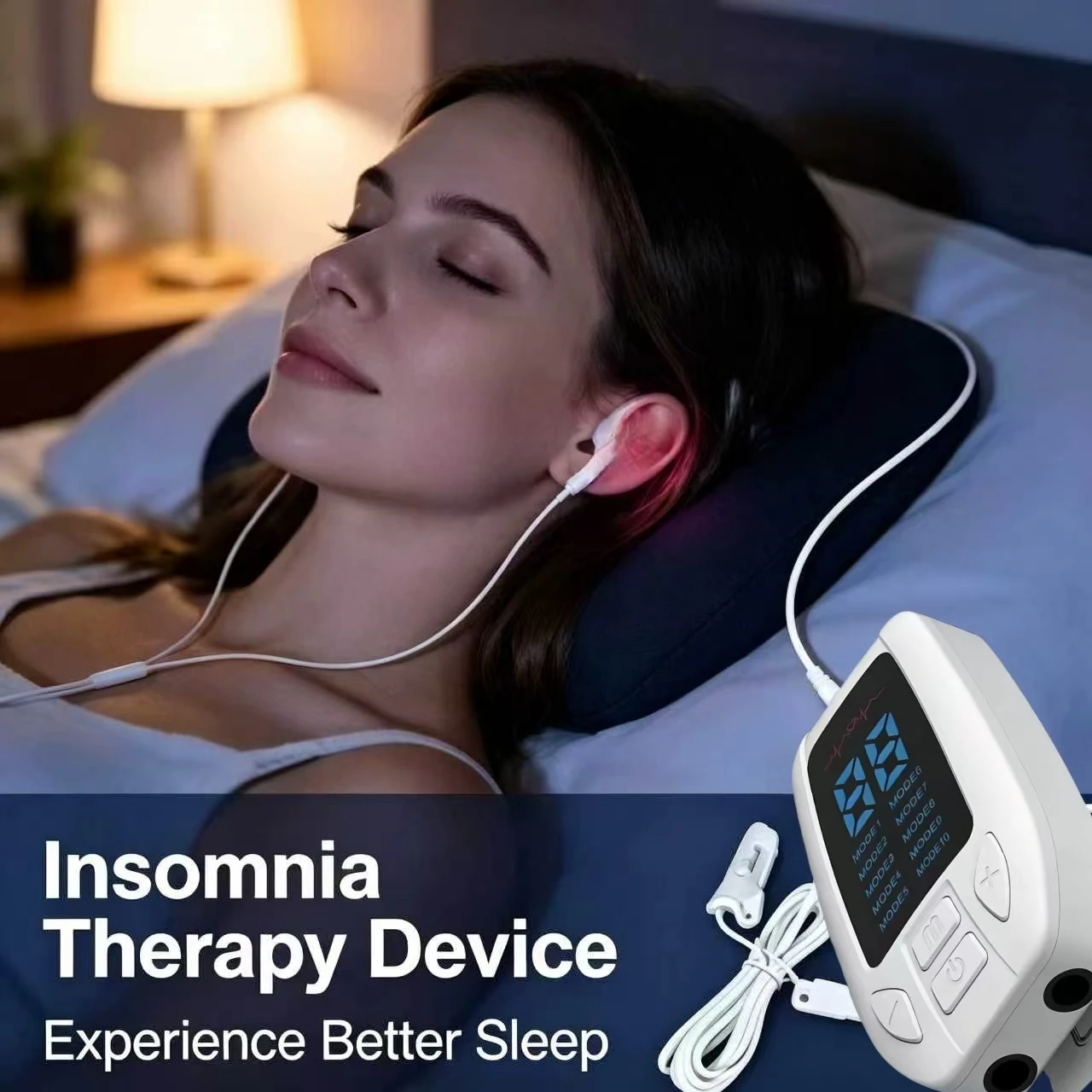 Advanced Neuromodulation for Sleep and Calm, Non-Pharmacological Vagus Nerve Stimulator to Promote Restorative Sleep and Anxiety