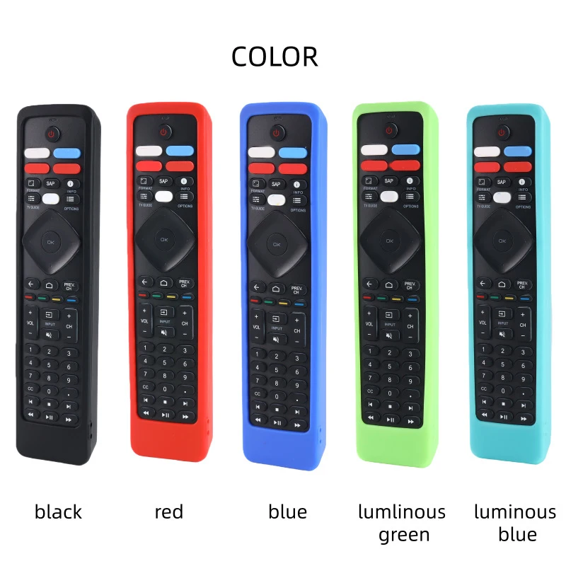 

Soft Silicone Case Housing for PHILIPS RF-402A NH800UP Remotes NonSlip Texture Shell Protective Covers