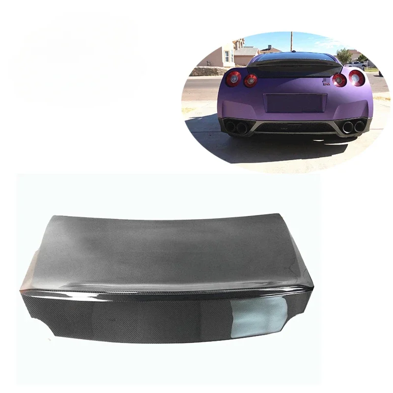 08-15 RZA Style Carbon Fiber Rear Duckbill Trunk Boot Lid For Nissan GTR R35custom