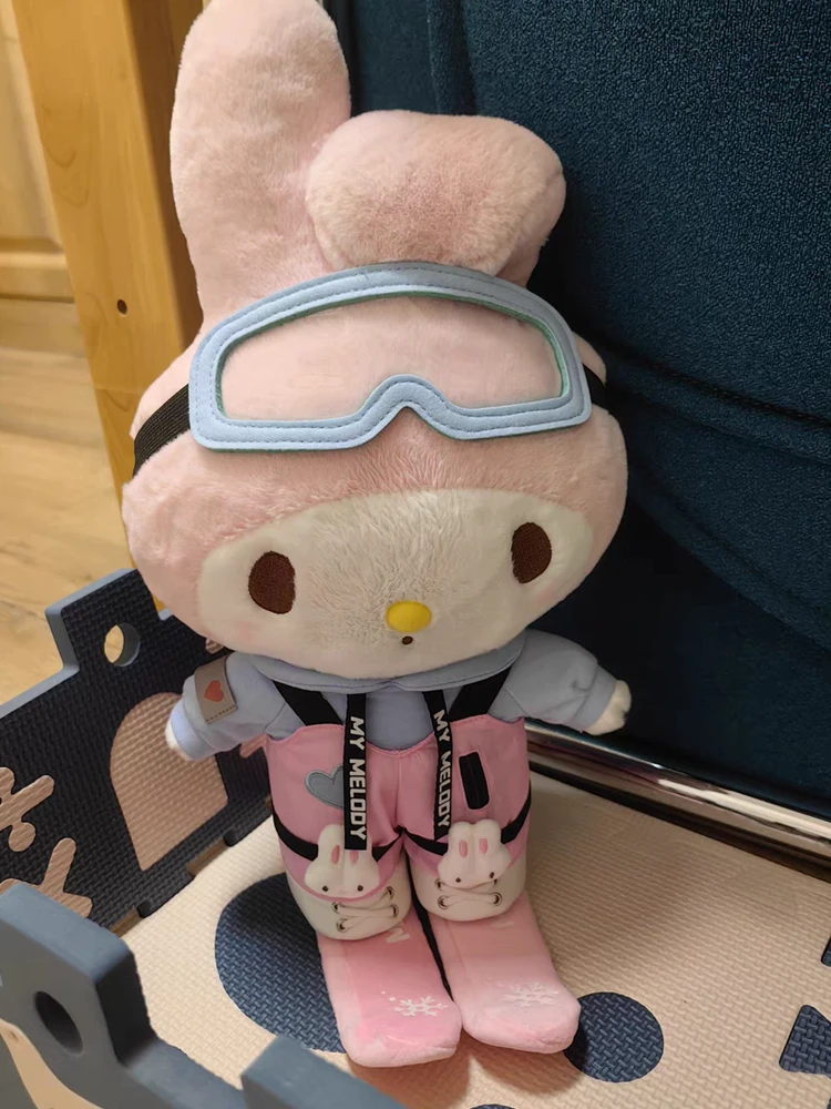 

Sanrio Лыжная серия Kuromi Cinnamoroll понравико плюс кукла мягкая подушка украшение для комнаты детские подарки на день святого Валентина для девочек