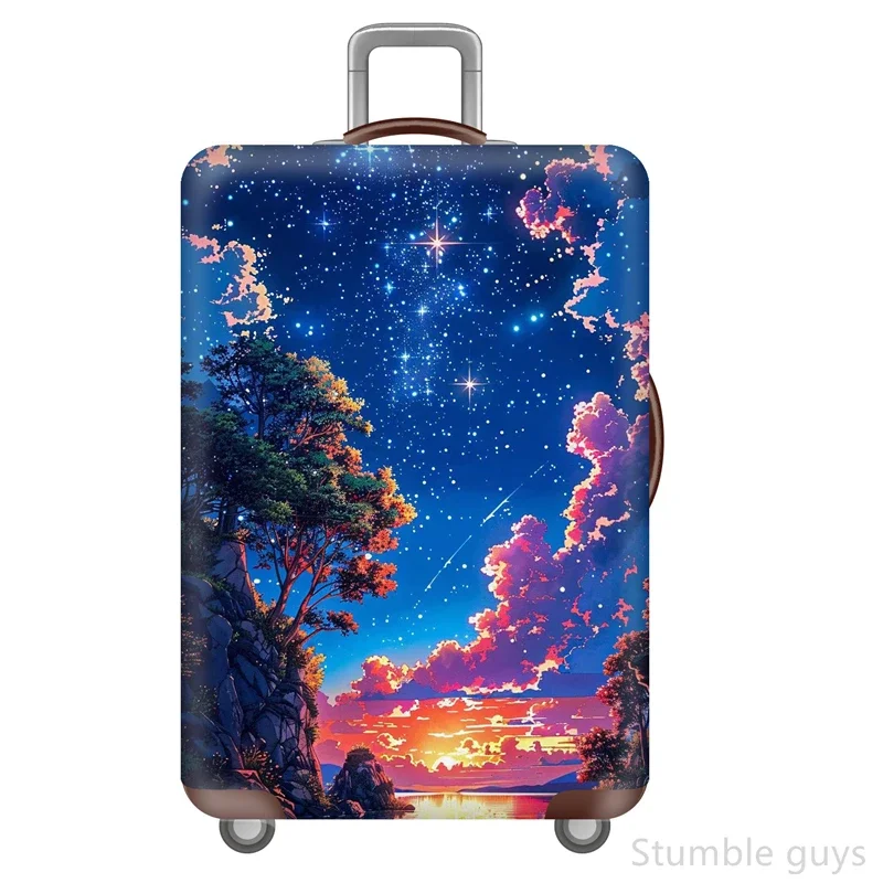 

High Elasticity Stretchy Luggage Cover Protective Anti-Wear Dustproof Suitcase Cover Reliable 18-32 Inch Luggage