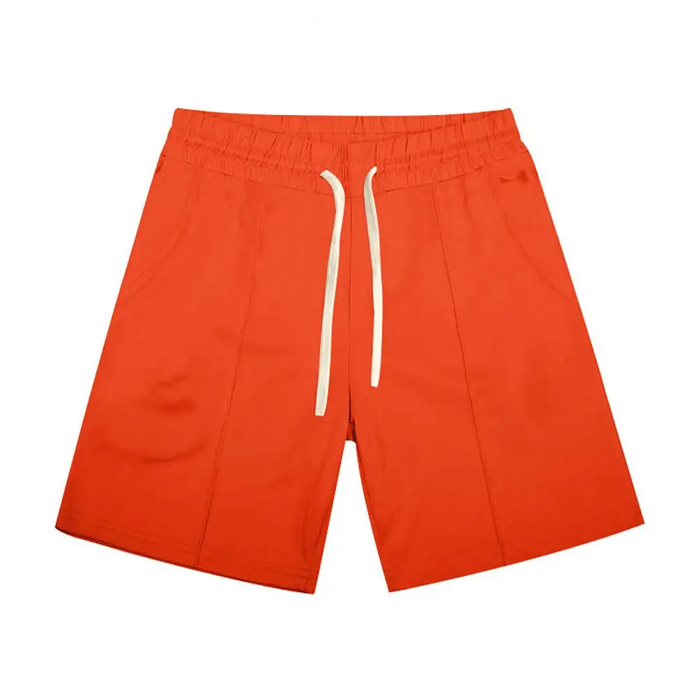 2026 Men's Summer Quick Drying Shorts British Gentleman Style Casual Sports Stripe Solid Color Shorts Quick-dry Workout Shorts
